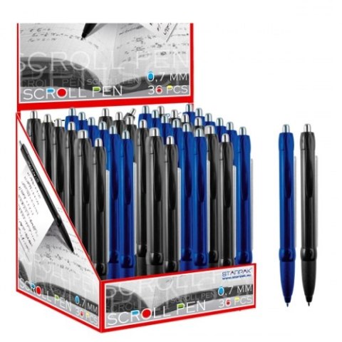 DŁUGOPIS ZE ŚCIĄGĄ SCROLL PEN STARPAK 320850