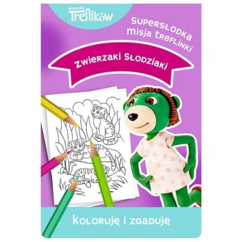 KSIĄŻECZKA EDUKACYJNA B5 ZWIERZAKI SŁODZIAKI TREFLINKI TREFL 09000 TR