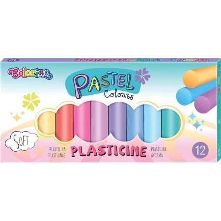 PLASTELINA 12KOL PASTEL COLORINO PUD PATIO 87805PTR