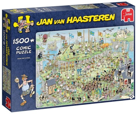 Puzzle 1500 el. JAN VAN HAASTEREN Tradycyjne szkockie zawody