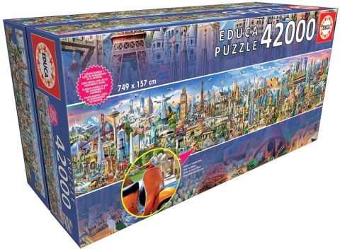 Puzzle 42000 el. Dookoła świata