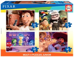Puzzle 20 el. + 40 el. + 60 el. + 80 el. Bohaterowie bajek (Disney / Pixar)