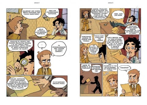 Komiks paragrafowy - Cztery śledztwa Sherlocka Holmesa