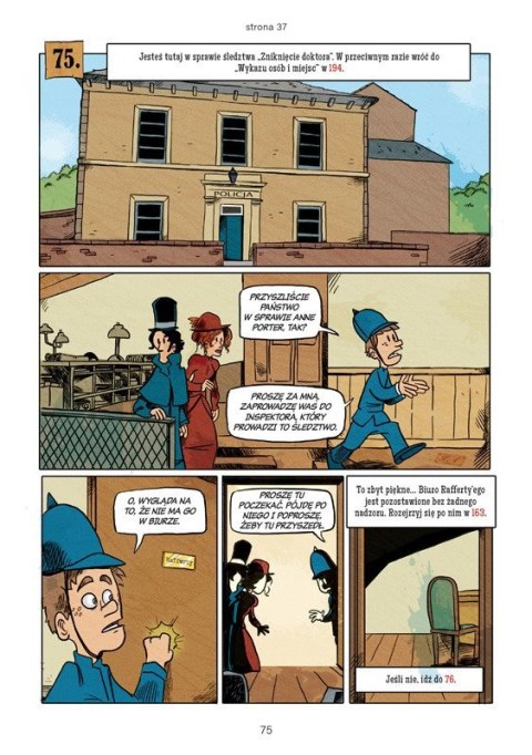 Komiks paragrafowy - Sherlock Holmes. Pojedynek z Irene Adler.