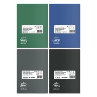 ZESZYT A5 60 KARTEK KRATKA PP OCEAN COLORS OP.5 SZT. HERLITZ 9552407 HERLITZ