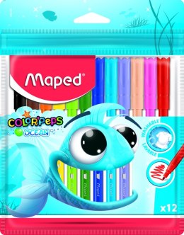 FLAMASTRY COLORPEPS OCEAN 12 SZT ZIP ETUI 12 MAPED MAPED