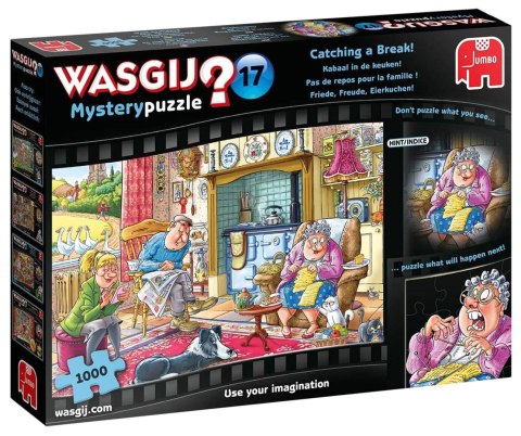 Puzzle 1000 el. Wasgij Mystery 17 - Chwila spokoju