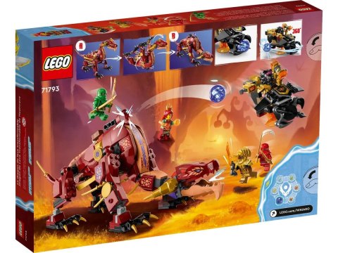 LEGO® Ninjago - Lawowy smok zmieniający się w falę ognia