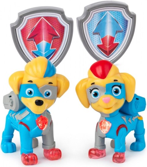 Figurki Mighty Pups Świecące bliźniaki Psi Patrol