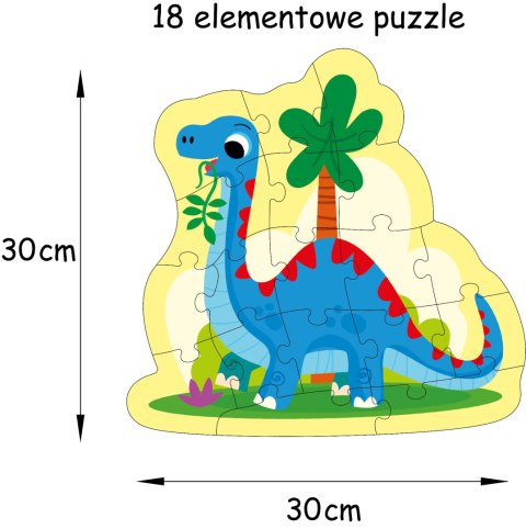Puzzle dinozaury