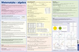 Podkładka na biurko Wzory matematyczne Algebra