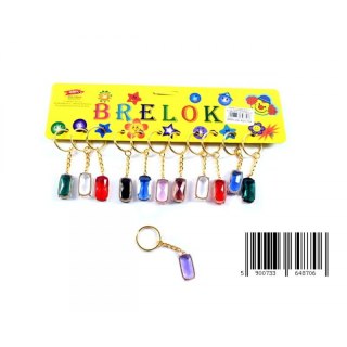 BRELOK SZKŁO 3 CM OWAL OP.12 SZT. MIDEX KD1734 MID TOYS