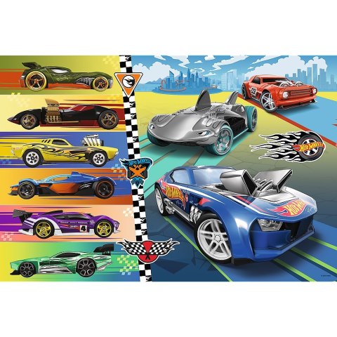 PUZZLE 24 ELEMENTY MAXI SZYBKIE HOT WHEELS TREFL 14362 TREF TREFL