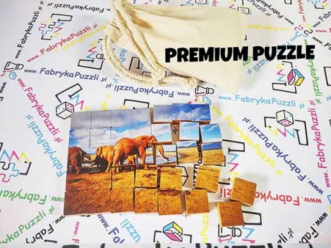 Puzzle mozaika na zamówienie - drewniane