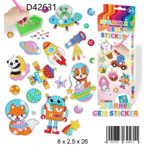 MOZAIKA CEKINY SAMOPRZYLEPNE MIDEX D42631 MID TOYS