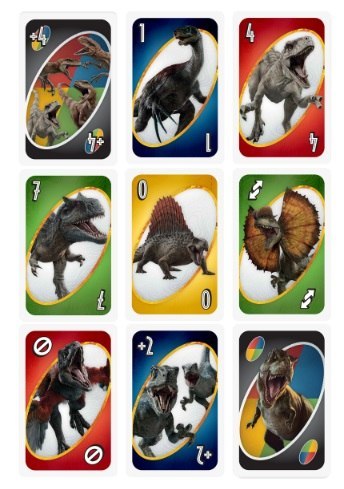 GRA MATTEL UNO JURASSIC WORLD 3 GXD72 PUD8