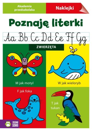 KSIAZECZKA EDUK 165X235 POZNAJE LITERKI ZWIERZ N