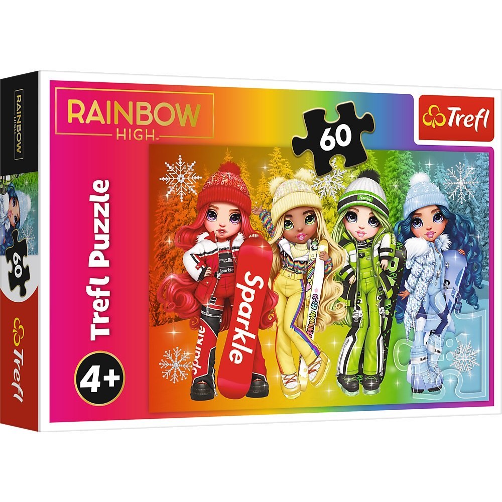 PUZZLE 60 ELEMENTÓW RADOSNE LALKI TREFL 17380 PUZZLE 60 ELEMENTÓW RADOSNE LALKI TREFL 17380