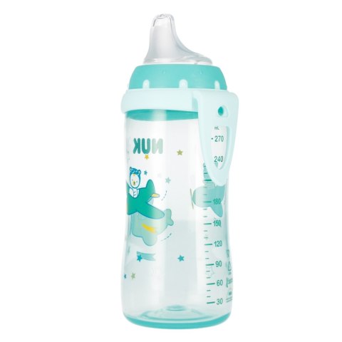 NUK MP KUBEK NIEKAPEK 300 ML 12M ACTIVE CUP SILIKON TURKUSOWY 10255409 NUK