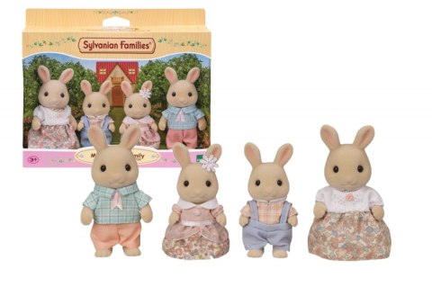 SYLVANIAN RODZINA BISZKOPTOWYCH KROLIKOW 5706 W6 EPOCH