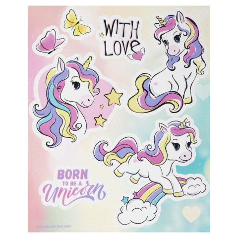 NAKLEJKI NA OKNO 160X210/4K UNICORN STARPAK 514892 STICKERBOO-NAKLEJKI