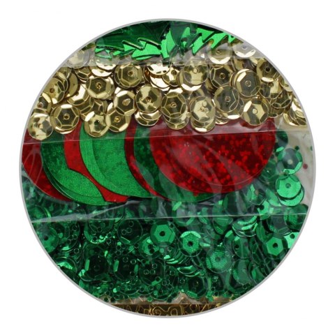CEKINY METALICZNE OKRĄGŁE MIX 6 WZORÓW MIX KOLORÓW CRAFT WITH FUN 521600 CRAFT WITH FUN CEKINY METALICZNE OKRĄGŁE MIX 6 WZORÓW MIX KOLORÓW CRAFT WITH FUN 521600 CRAFT WITH FUN