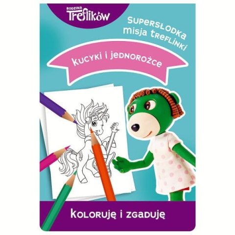 KSIĄŻECZKA EDUKACYJNA B5 KUCYKI I JEDNOROŻCE TREFLINKI TREFL 09024 TR