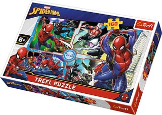 PUZZLE 160 ELEMENTÓW SPIDER-MAN NA RATUNEK TREFL 15357