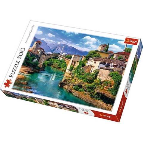 PUZZLE 500 ELEMENTÓW STARY MOST W MOSTARZE TREFL 37333 TR