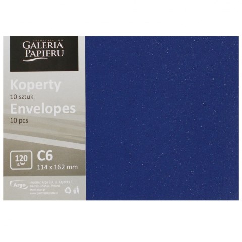 KOPERTA C6 HK GRANATOWA MIKA PB OP10SZT GALERIA PAPIERU 280246 AR ARGO