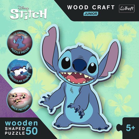 PUZZLE DREWNIANE 50 ELEMENTÓW LILO&STITCH TREFL 20205 TR TREFL