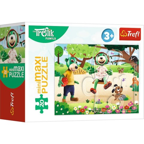 PUZZLE 20 ELEMENTÓW MINIMAXI DZIEŃ TREFLIKÓW TREFL 21153 TREFL