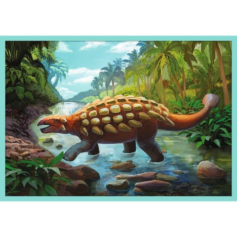 PUZZLE 10W1 W ŚWIECIE DINOZAURÓW TREFL 90390 TR