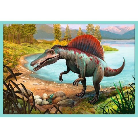 PUZZLE 10W1 W ŚWIECIE DINOZAURÓW TREFL 90390 TR