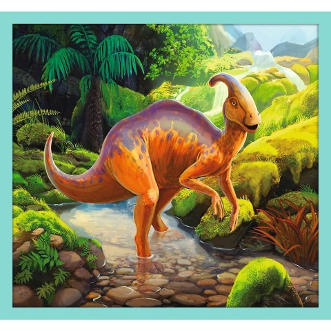 PUZZLE 10W1 W ŚWIECIE DINOZAURÓW TREFL 90390 TR