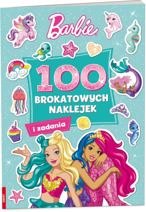 BARBIE DREAMTOPIA 100 BROKATOWYCH NAKLEJEK AMEET-1401 AMEET