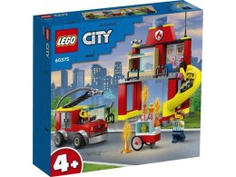 KLOCKI KONSTRUKCYJNE CITY REMIZA STRAŻACKA LEGO 60375 LEGO