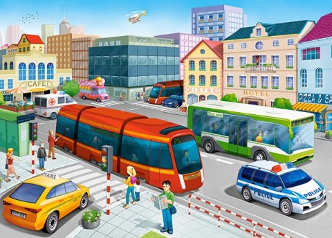 PUZZLE 120 ELEMENTÓW CITY SQUARE CASTORLAND B-13555 CASTOR