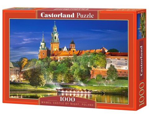 PUZZLE 1000 ELEMENTÓW WAWEL CASTLE BY NIGHT, POLAND CASTORLAND C-103027 CASTOR