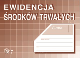 DRUK EWIDENCJA ŚRODKÓW TRWAŁYCH A5 MICHALCZYK&PROKOP K-8 MICHALCZYK I PROKOP