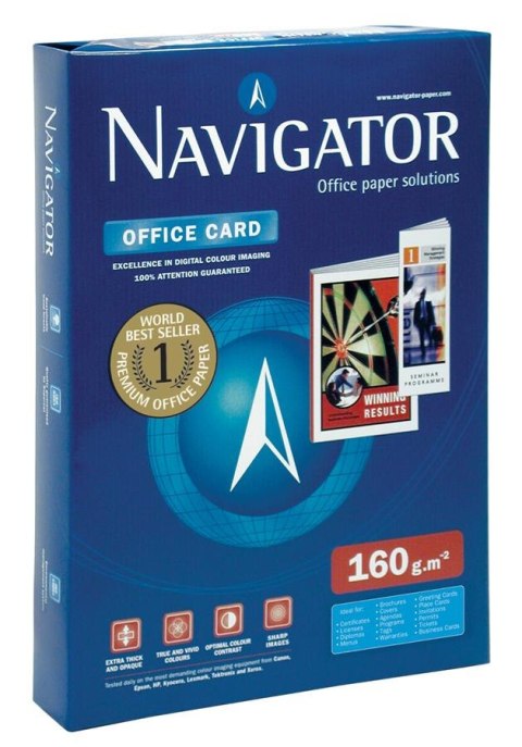 PAPIER XERO A3 160 G NAVIATO OFFICE CARD IGEPA 8248B16 IGEPA