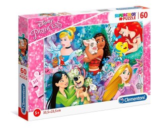 PUZZLE 60 ELEMENTÓW PRINCESS CLEMENTONI 26995 CLEMENTONI