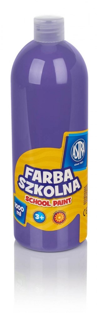 FARBA SZKOLNA 1 L W BUTELCE FIOLETOWY ASTRA 301217058 ASTRA