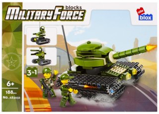 KLOCKI KONSTRUKCYJNE 188 ELEMENTÓW MILITARY ALLEBLOX 492830 ALLEBLOX