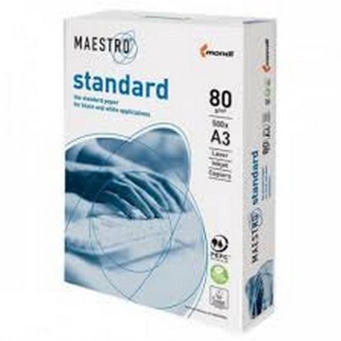 PAPIER XERO A3 80 G 500 ARKUSZY/RYZA MAESTRO STANDARD PLUS IGEPA 949B80 IGEPA