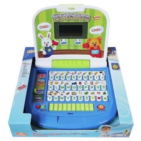 ZABAWKA EDUKACYJNA LAPTOP DWUJĘZYCZNY SMILY PLAY 8030 ANEK