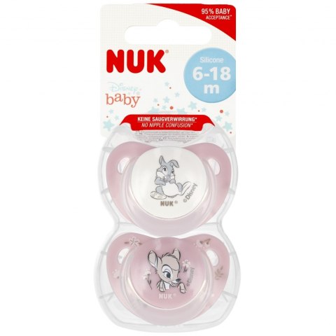 NUK SMOCZEK USPOKAJAJĄCY 6-18M SPACE BAMBI OP.2 SZT. 10176008 NUK