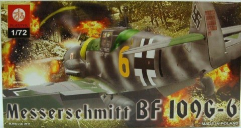 SAMOLOT SKLEJANY 1 72 BF-109 MESSERCHMITT PUD BF-109 PLASTYK ZTS