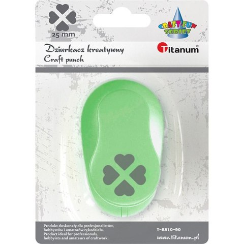 DZIURKACZ KREATYWNY 25MM 4 SERCA TITANUM CRAFT-FUN SERIES T-8810-90 HASTA