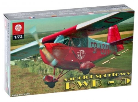 SAMOLOT SKLEJ 1:72 SPORTOWY RWD-5 PUD PLASTYK ZTS